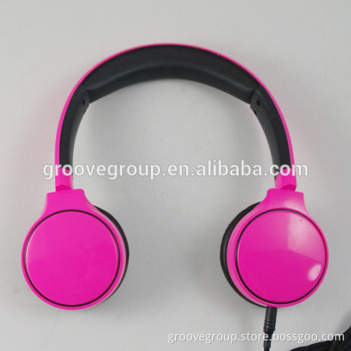 kids headphone light weight and harmless Red headphone for Children headphone